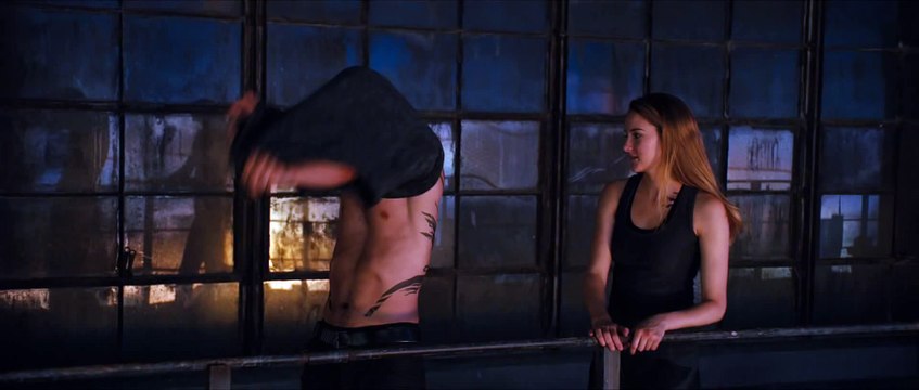 DIVERGENT Movie Clip # 1 _The Kiss_
