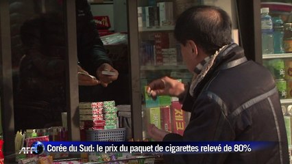 La Corée du Sud relève de 80% le prix du paquet de cigarettes