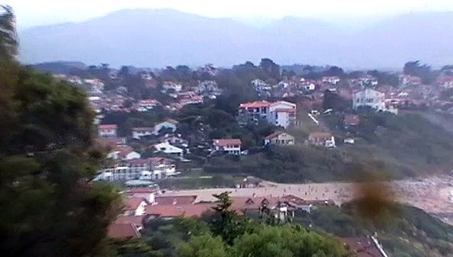 pays basque vue sur la cote