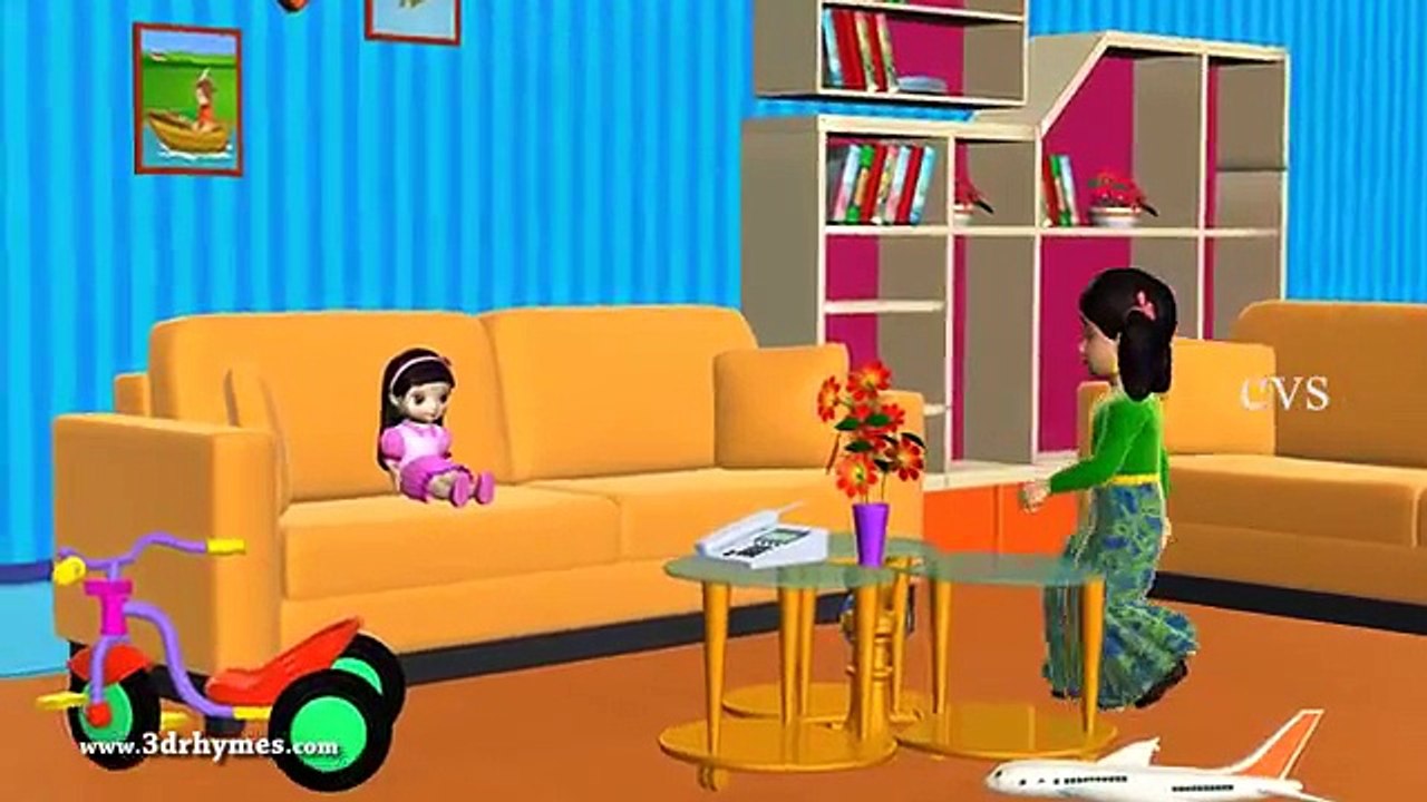 Miss Molly had a dolly - 3D Animation Nursery rhyme for children  ( Miss polly had a dolly).mp4