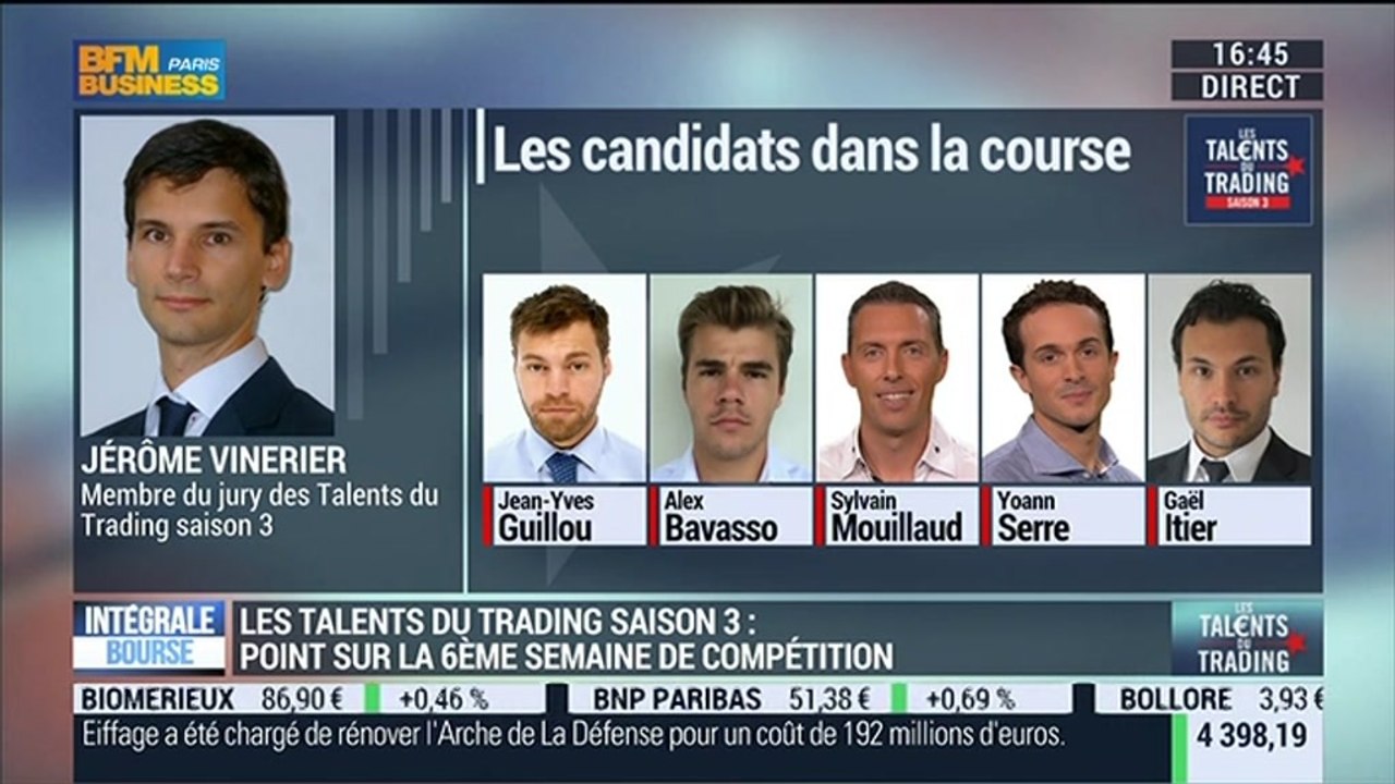 Les Talents du Trading, saison 3: Sylvain Mouilhaud et Jérôme Vinerier, dans Intégrale Bourse – 03/12