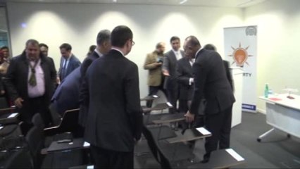 Çavuşoğlu, AK Parti Brüksel Temsilciliği'ni Ziyaret Etti