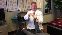 Your Houston Chiropractor Dr. Gregory Johnson Demonstrates Treatment For Plantar Fasciitis