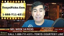 NFL Thursday Night Free Picks Predictions Betting Odds Previews 12-4-2014