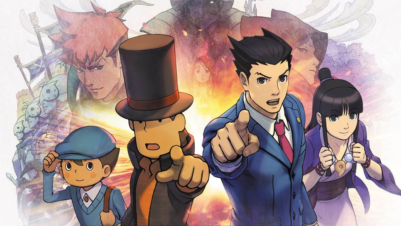 CGR Undertow - PROFESSOR LAYTON VS. PHOENIX WRIGHT ACE ATTORNEY review for Nintendo 3DS