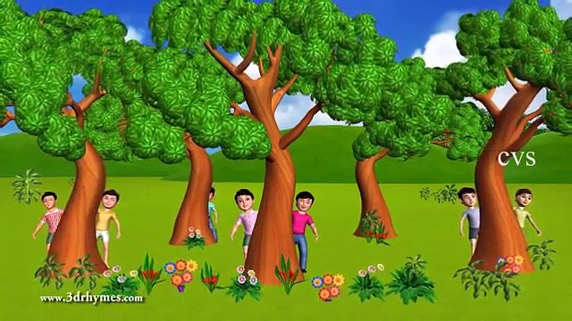 Ten Little Indians - 3D Animation English Nursery rhyme song for children with lyrics.mp4