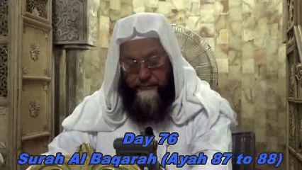 76--Dars e Quran (Masjid e Shuhada) 29-10-2014 Surah Al-Baqarah 054