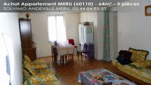 A vendre - appartement - MERU (60110) - 3 pièces - 64m²