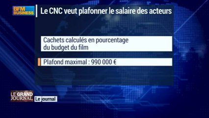 Cinéma: le CNC veut limiter les cachets des stars