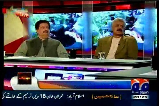 GEO Capital talk Hamid Mir with MQM Nabeel Gabol (03 Dec 2014)