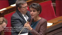 Education prioritaire : question au gouvernement et réponse de Najat Vallaud-Belkacem