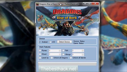 Dragons Rise of Berk Cheats Hack [Add Runes/Wood/Fish/Vikings, LevelUP, Unlock all]