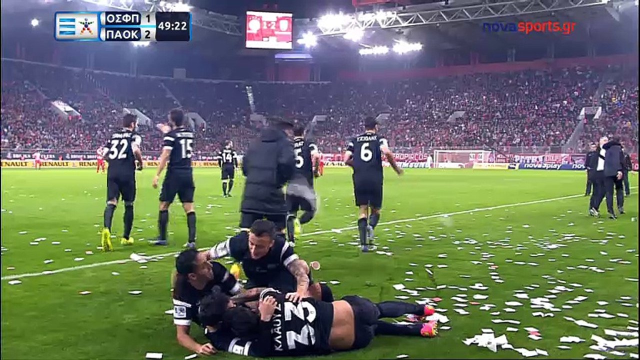 Ολυμπιακός - ΠΑΟΚ 1-2 - Pereyra