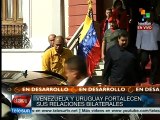 El presidente Nicolás Maduro recibe al presidente José 