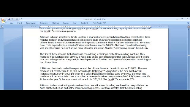 Corporate Finance - CFA Level 2 Prep Free Video CFA 1-4 (solved questions - free online course)