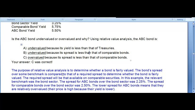 CFA Level 2 Prep Free Video fi 2 (Solved Questions)