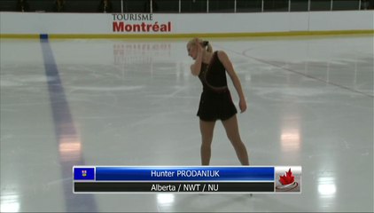 Hunter Prodaniuk - Junior Ladies Short Program