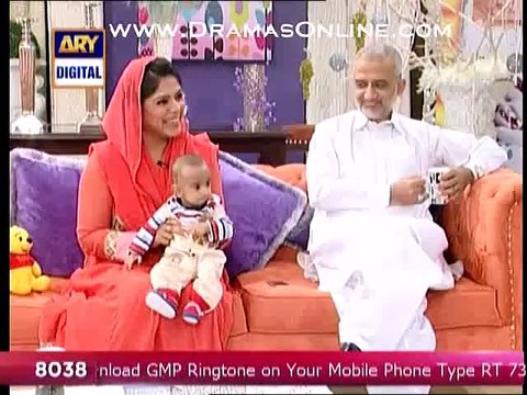 Nida Yasir Apne Show me Apna beta bhi le ayi or aged guests ka bhi 1 bacha peda karwa dala