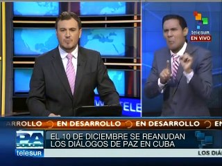 Colombia: Diálogos de Paz, reforzados tras crisis del general Alzate