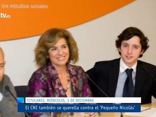 Videonoticias; Titulares del Miércoles, 3 de diciembre de 2014 @ 22.00 h CET