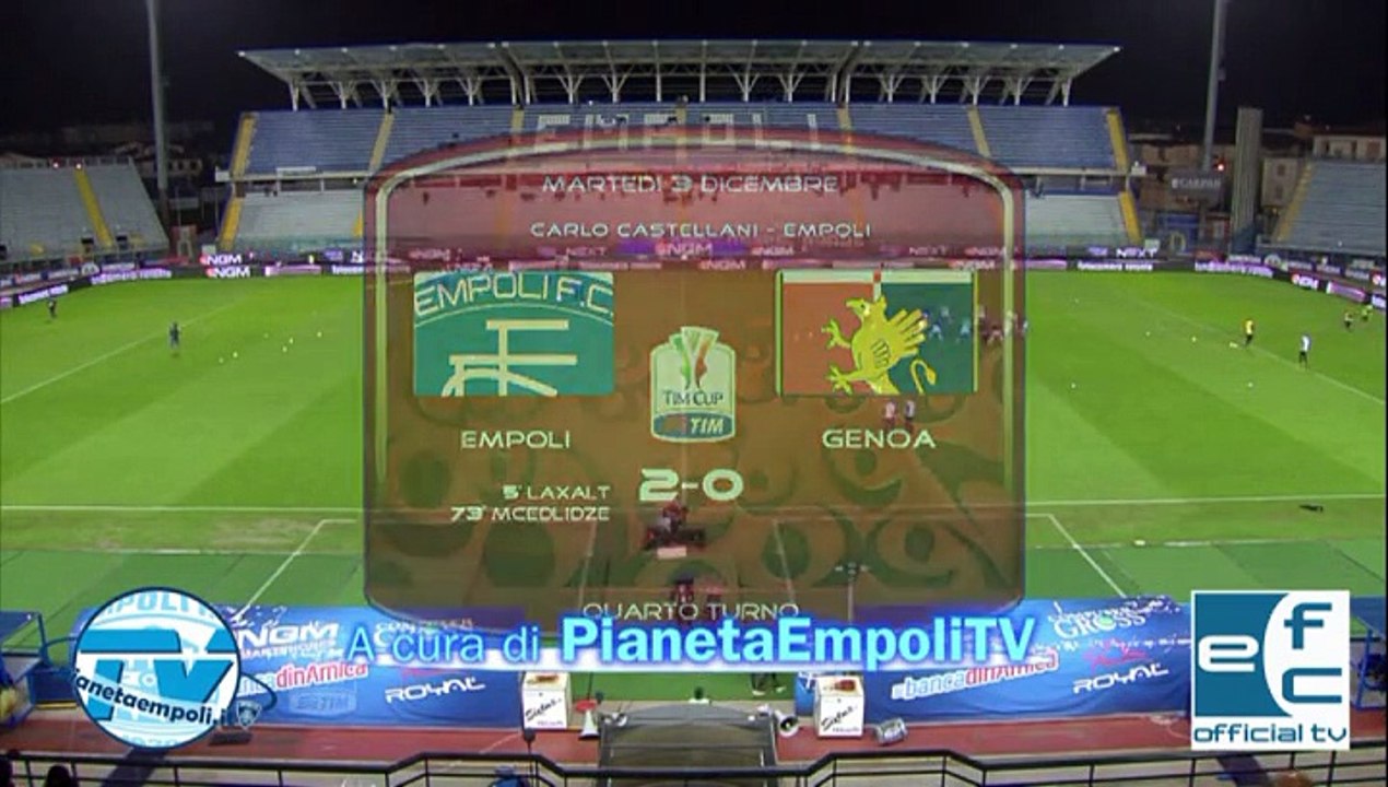 PIANETAEMPOLITV - EFChannel | Sintesi Empoli-Genoa 2-0 (4° Turno-CopIta 14/15)