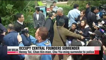 Occupy leaders surrender to police, released after questioning
