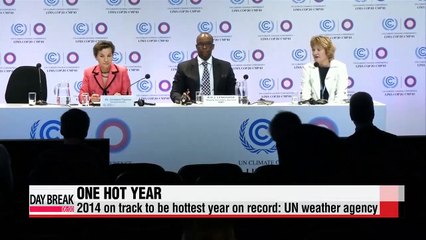 2014 on track to be hottest year on record: UN
