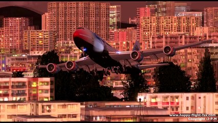 Hong Kong Kai Tak of Night