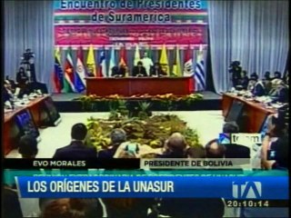 Unasur, integrada por 12 países nació oficialmente en 2011