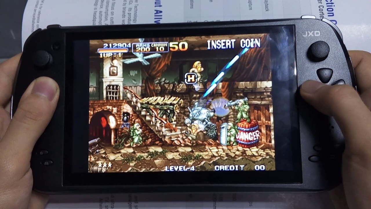 04 Free Metal Slug 1 FBA Emulator Video Game-JXD S7800B[android/IOS] Handheld game console