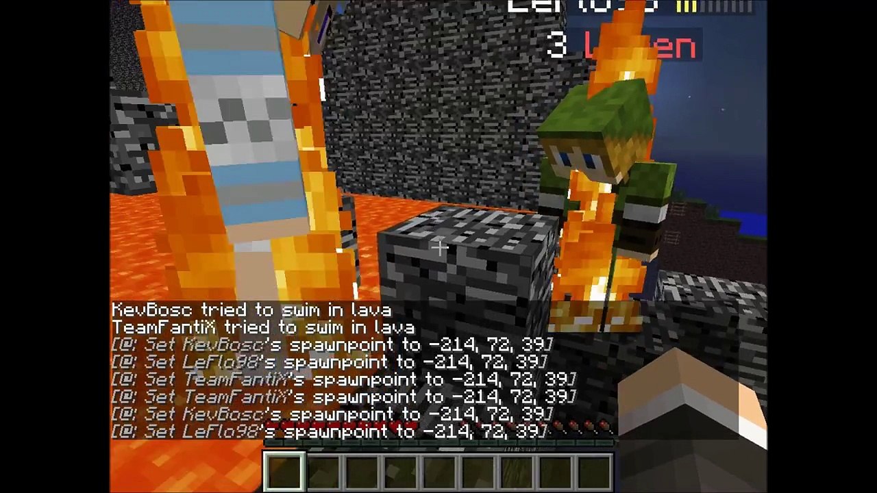 Minecraft #002 TeamFantiX & Diva & LeFlo98 Spielen Jump n Run