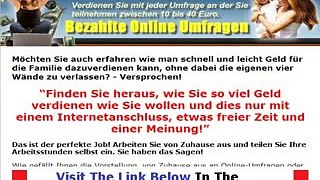 Bezahlte Online Umfragen WHY YOU MUST WATCH NOW! Bonus + Discount