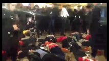 Eric Garner protest DIE IN at Grand Central Station