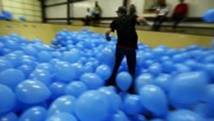 Skateboarding Through Five Thousand Balloons