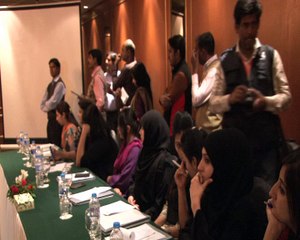 Former Int Minister Senator Rehman Malik addressing Media at Hospitality Inn Lahore