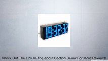 Onsources� Large Big Number Jumbo LED snooze wall desk Alarm clock count down timer with calendar Review