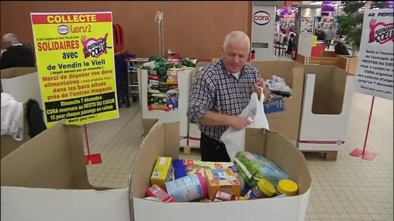 Incendie aux Restos du cœur: grâce à la solidarité, la distribution de repas va pouvoir reprendre