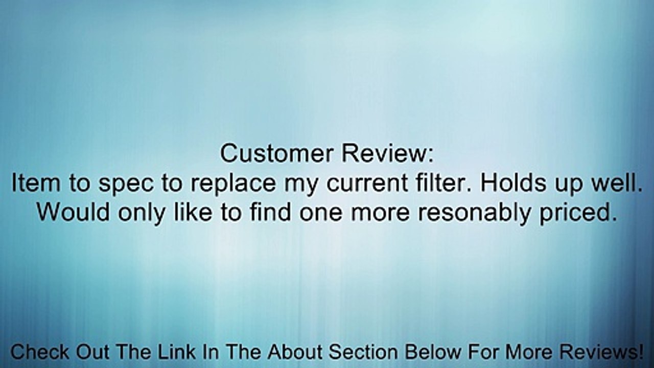 Trion Air Bear 255649-105 Replacement Filter - 16x25x5 Review