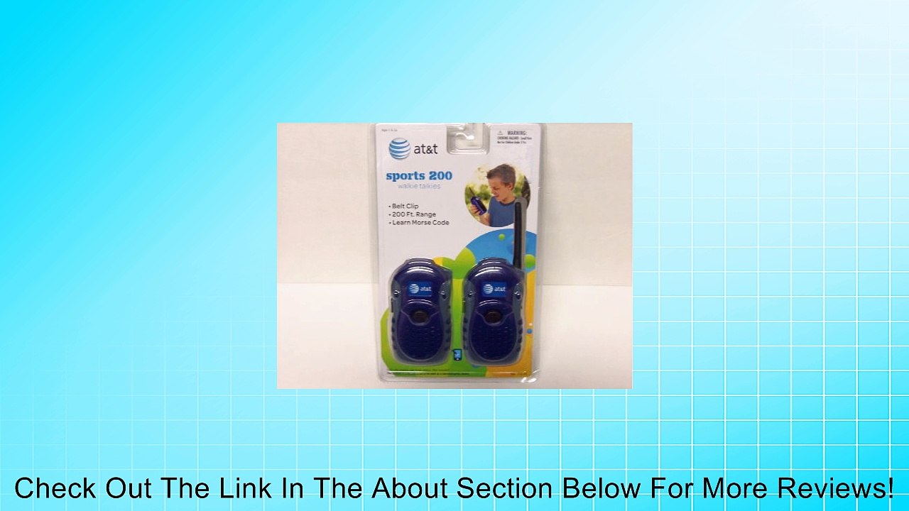 At&t Sports 200 Walkie Talkies Review