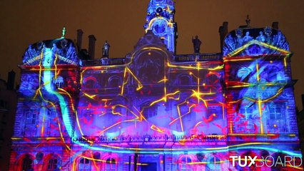 Скачать видео: Vidéo Fêtes des Lumières 2014 à Lyon