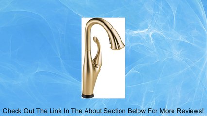 Download Video: Delta Faucet 9992T-CZ-DST Addison, Single Handle Pull-Down Bar/Prep Faucet with Touch2O(R) Technology, Champagne Bronze Review