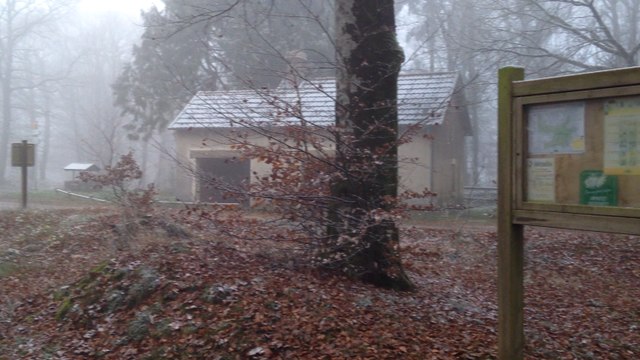 Les premières neiges dans l'Orne