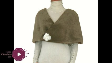cours de couture - Comment coudre une cape pour femme - tuto de couture