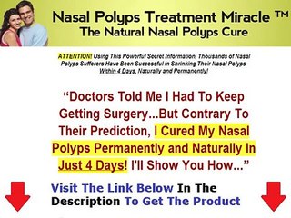 Don&#39;t Buy Nasal Polyps Treatment Miracle Nasal Polyps Treatment Miracle Review Bonus + Discount