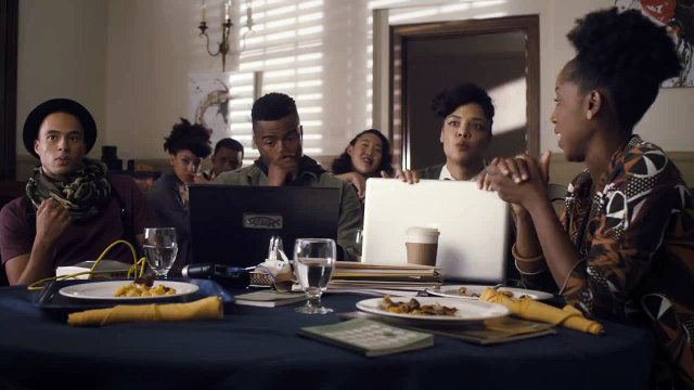 'Colored people apoligize' DEAR WHITE PEOPLE Clip