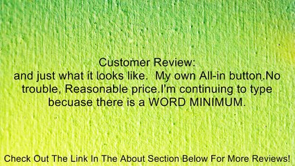 1 ALL IN BUTTON 2 INCH TEXAS HOLDEM POKER CASINO Review