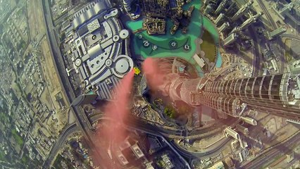 BASE Jump from the Burj Khalifa