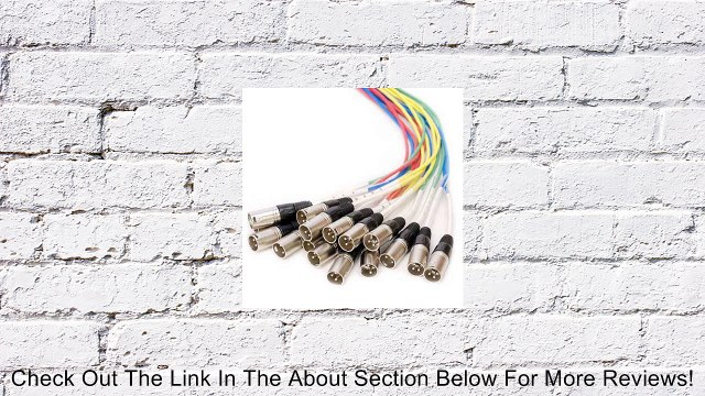 Seismic Audio - SARMSS-16x1515 - 16 Channel XLR TRS Combo Splitter Snake Cable Two 15' XLR trunks - Rack Mountable Review