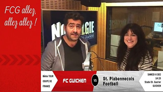 Dernière vidéo de notre belle saga d'encouragements! Aujourd'hui, c'est Philippe et sa complice Sandy de la matinale de Nostalgie qui s'y colle. Philippe, est depuis longtemps un fervent supporter du FCG . Merci les copains!!!