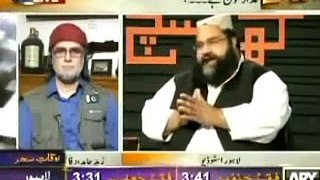 This is our Religious Leader Tahir Ashrafi insulted  In Khara Sach - Video Dailymotion